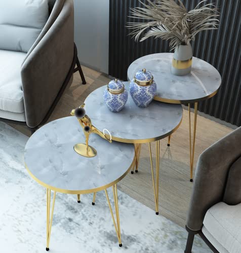 White Marble / Gold