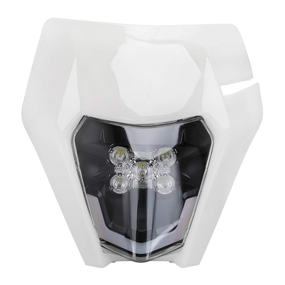 Universal LED Motorcycle Headlight - Waterproof for Dirt Bikes & Street Riding