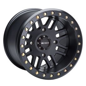 4/156 Method Race Wheels 406 Beadlock Wheel 15x10 5.0 + 5.0 Matte Black for Textron Wildcat XX 2018 - Off-Road Racing, Dune Bashing & UTV Adventures