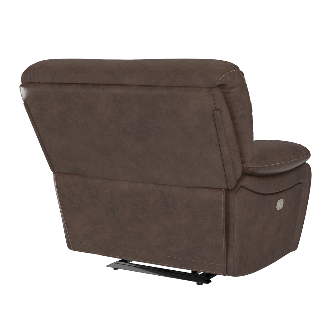 Premium Dylan Leather Power Recliner Chair - Electric Lift Massage Sofa for Living Room, Home Theater & Office - Adjustable Comfort with USB Charging & Cup Holders
