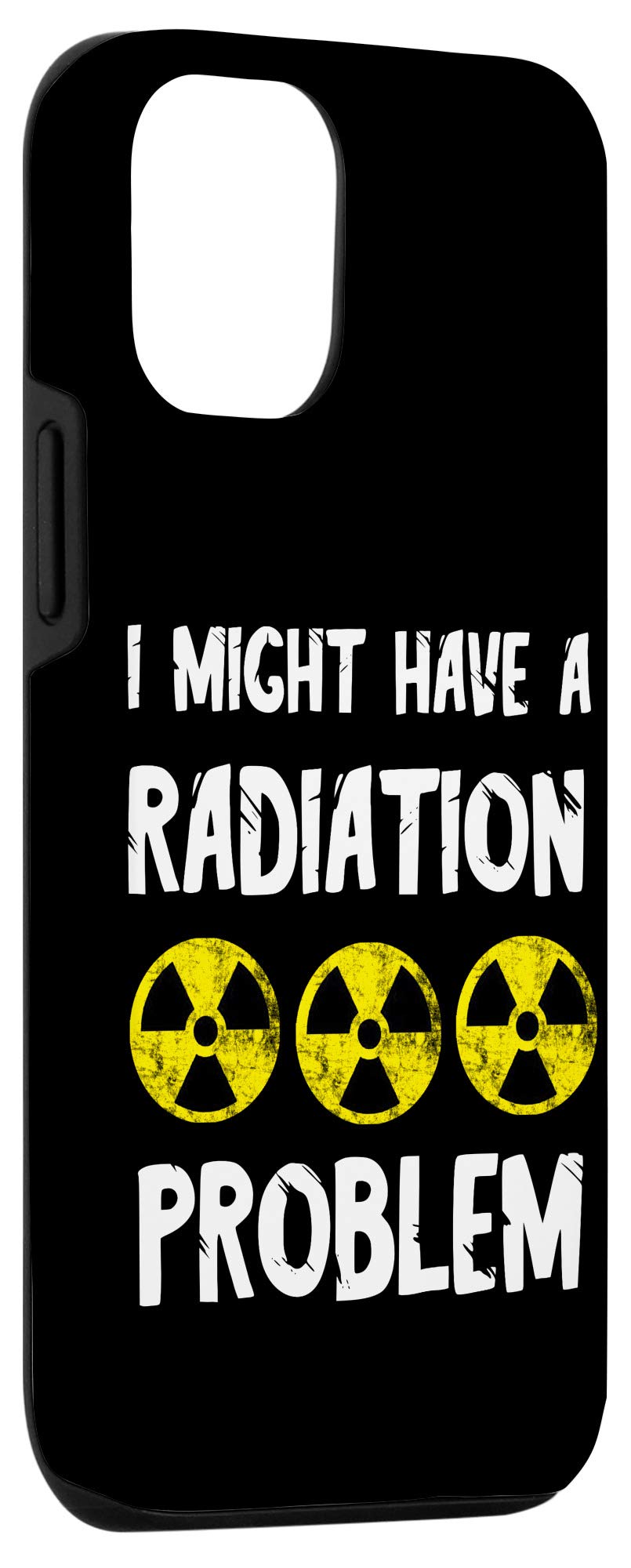 iPhone 12/12 Pro Radiation Symbol Protective Case - Fallout Nuclear MRI Resistant Phone Cover for Sci-Fi Fans & Medical Professionals