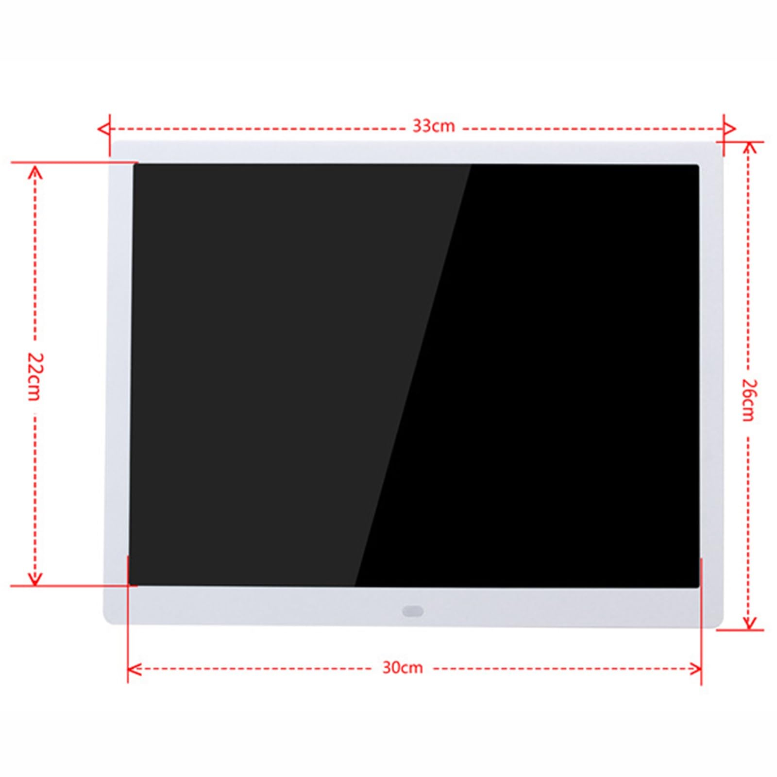 15-inch Digital Photo Frame with HD Display - Electronic Picture Album & Digital Signage (Black) - Perfect for Home Decor, Office Displays, and Retail Advertising