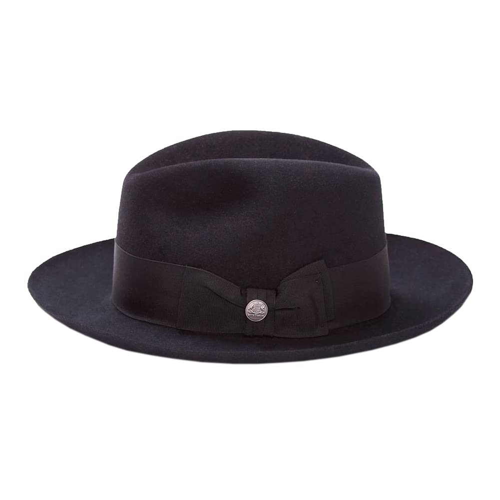 Stetson Men's Temple Hat - Premium Western Cowboy Hat for Men, Classic Felt Hat with Leather Band - Perfect for Rodeo, Country Music Festivals & Outdoor Adventures