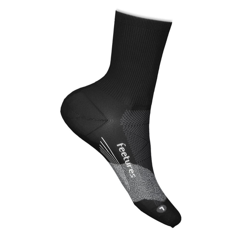 Feetures Elite Ultralight Cushion Mini Crew Socks - Running & Hiking Performance Socks for Men & Women - Perfect for Athletic Training, Gym Workouts & Outdoor Adventures