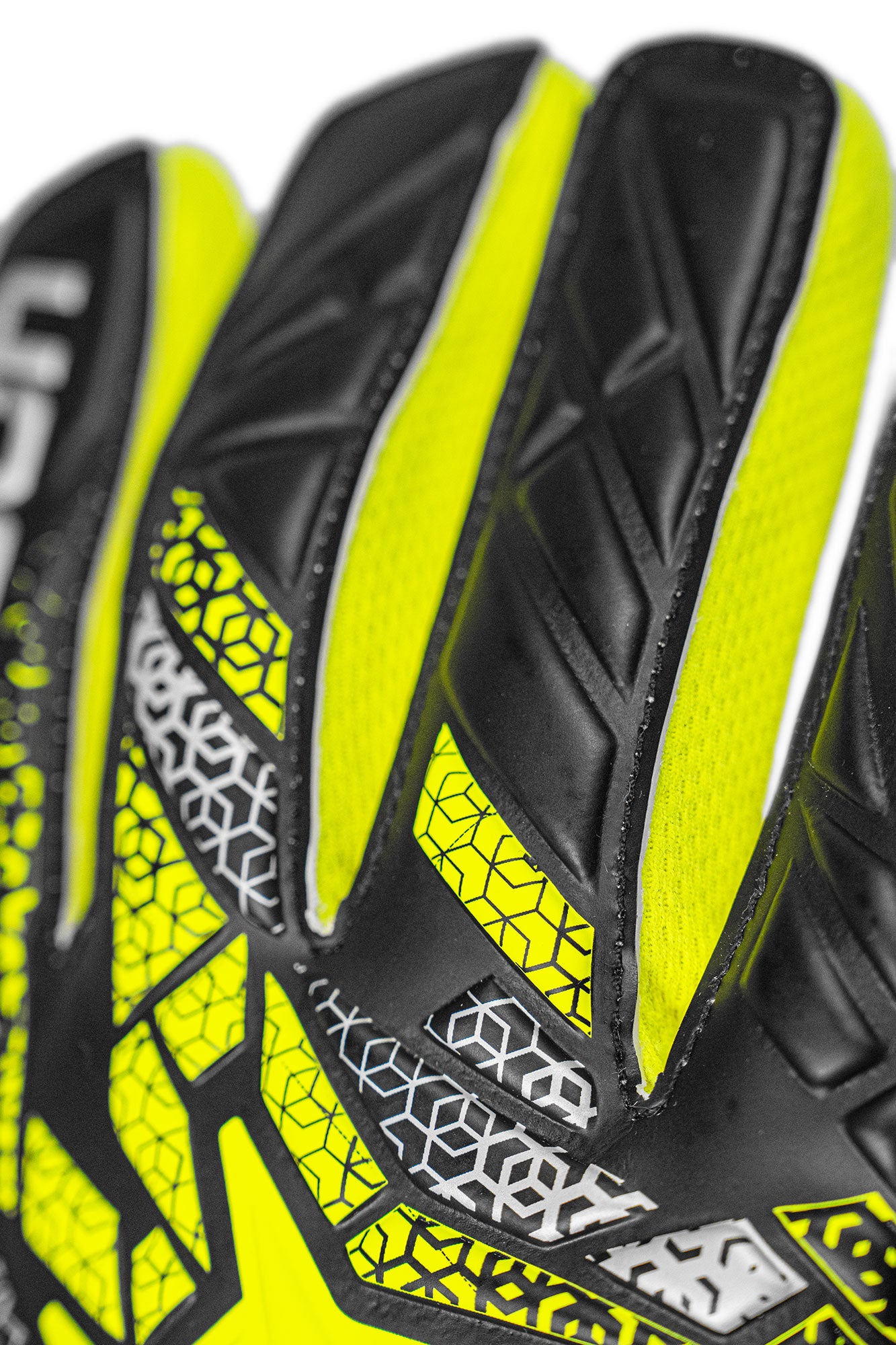 Reusch Attrakt Starter Solid Junior Goalkeeper Gloves - Safety Yellow & Silver - Perfect for Youth Soccer Training & Matches