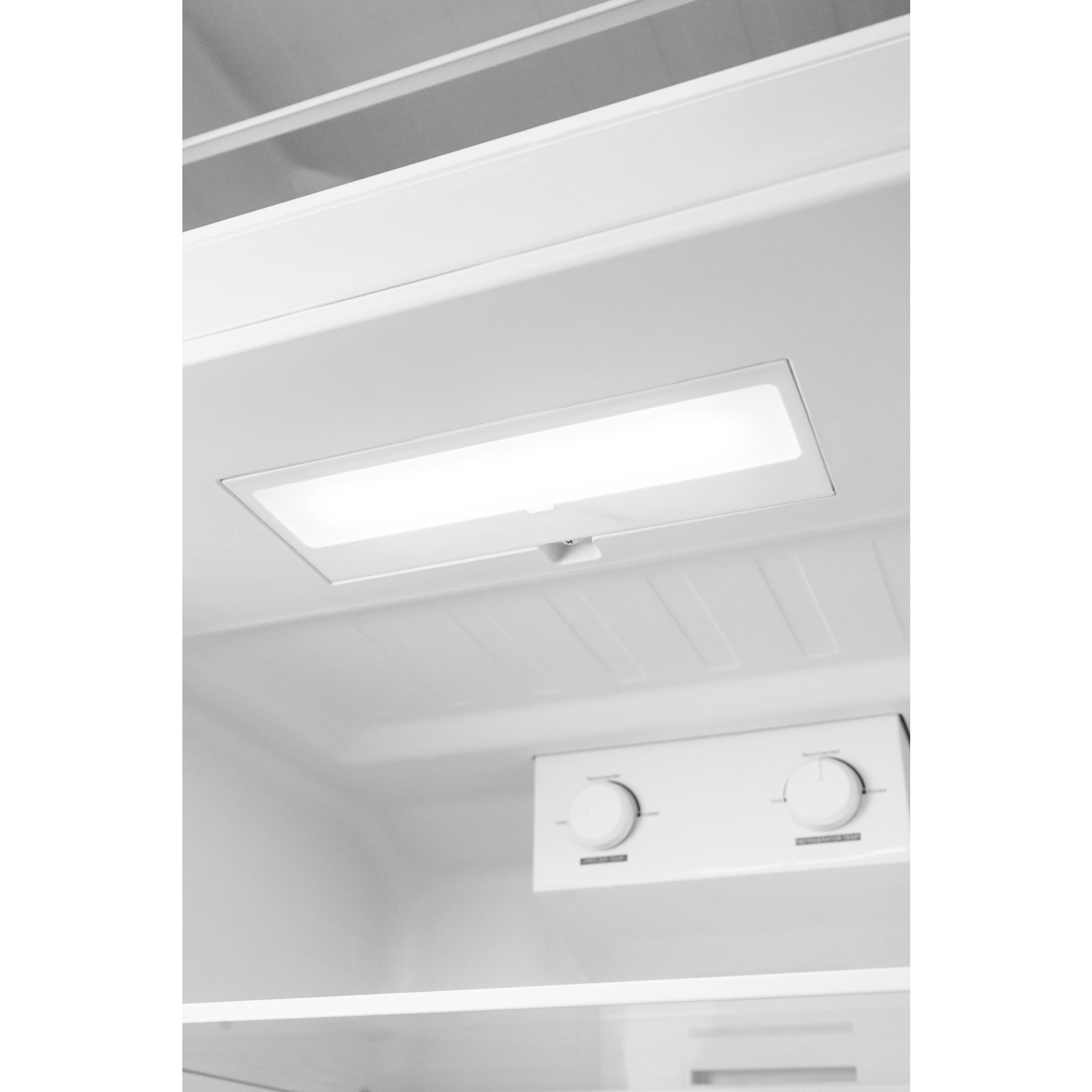 Danby Top Mount Refrigerator (DFF142E1SSDB) - 14.8 Cu. Ft. Stainless Steel Energy Star Freezer for Kitchen, Apartment & Office Use