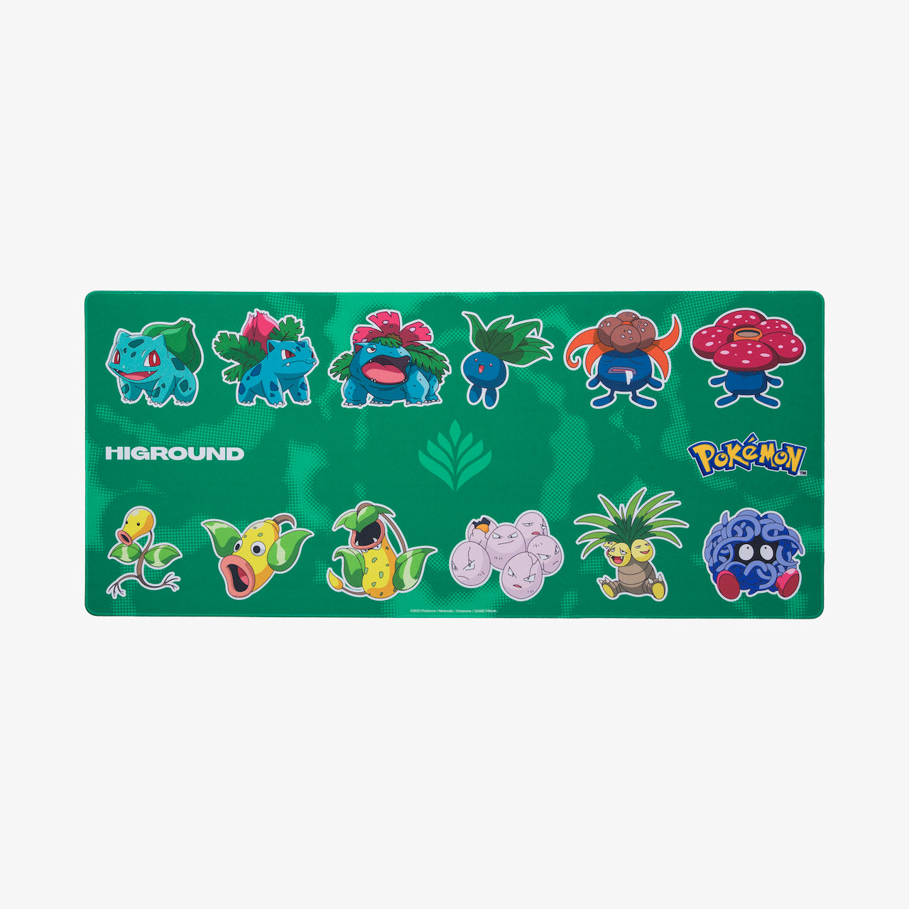 Pokémon + HG XL Mousepad - Grass Type Design | Perfect for Gaming, Office & Anime Fans