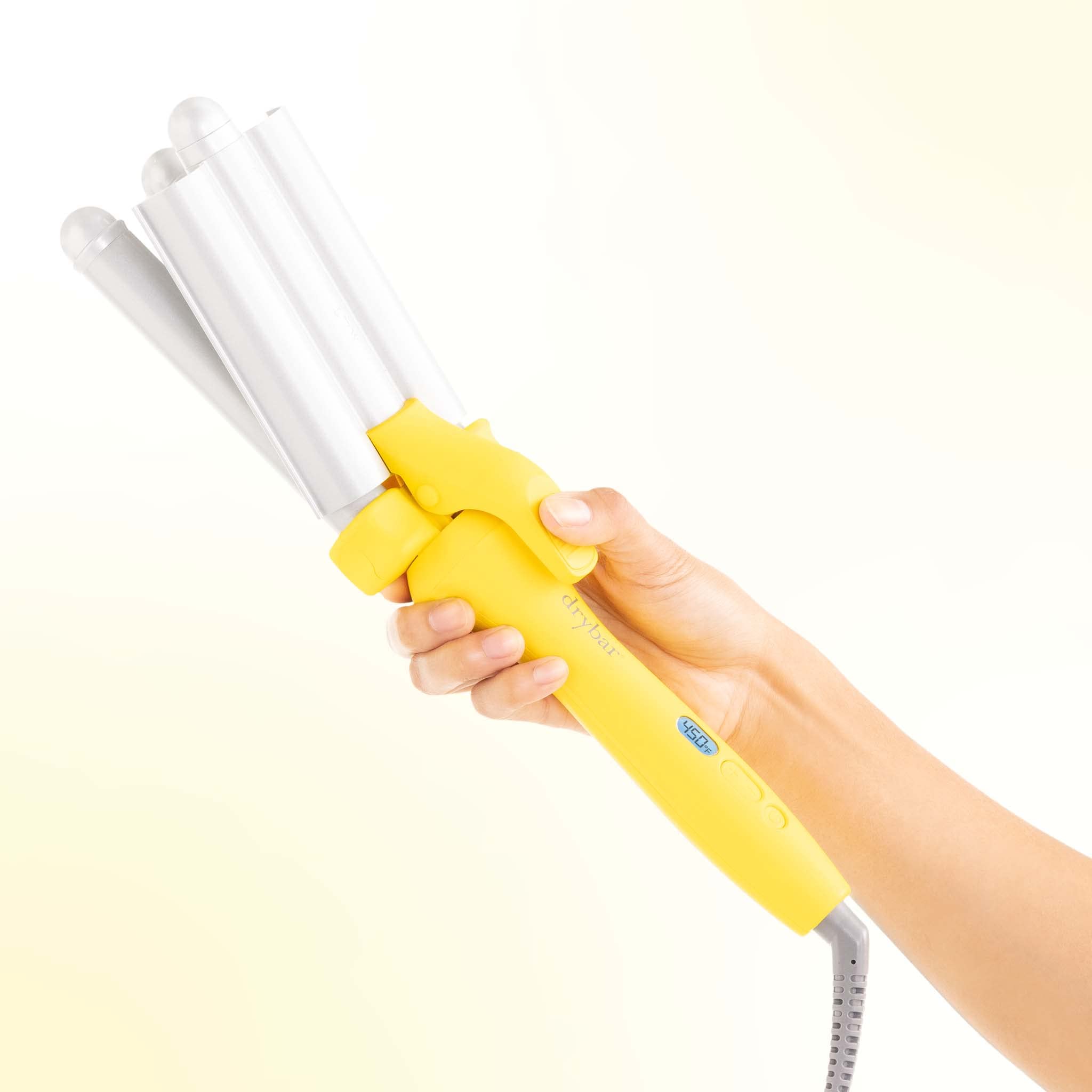 Drybar The Beach Bender Triple Barrel Waver - Professional Hair Styling Iron for Beach Waves & Loose Curls | Perfect for Home Use, Salons & Special Occasions
