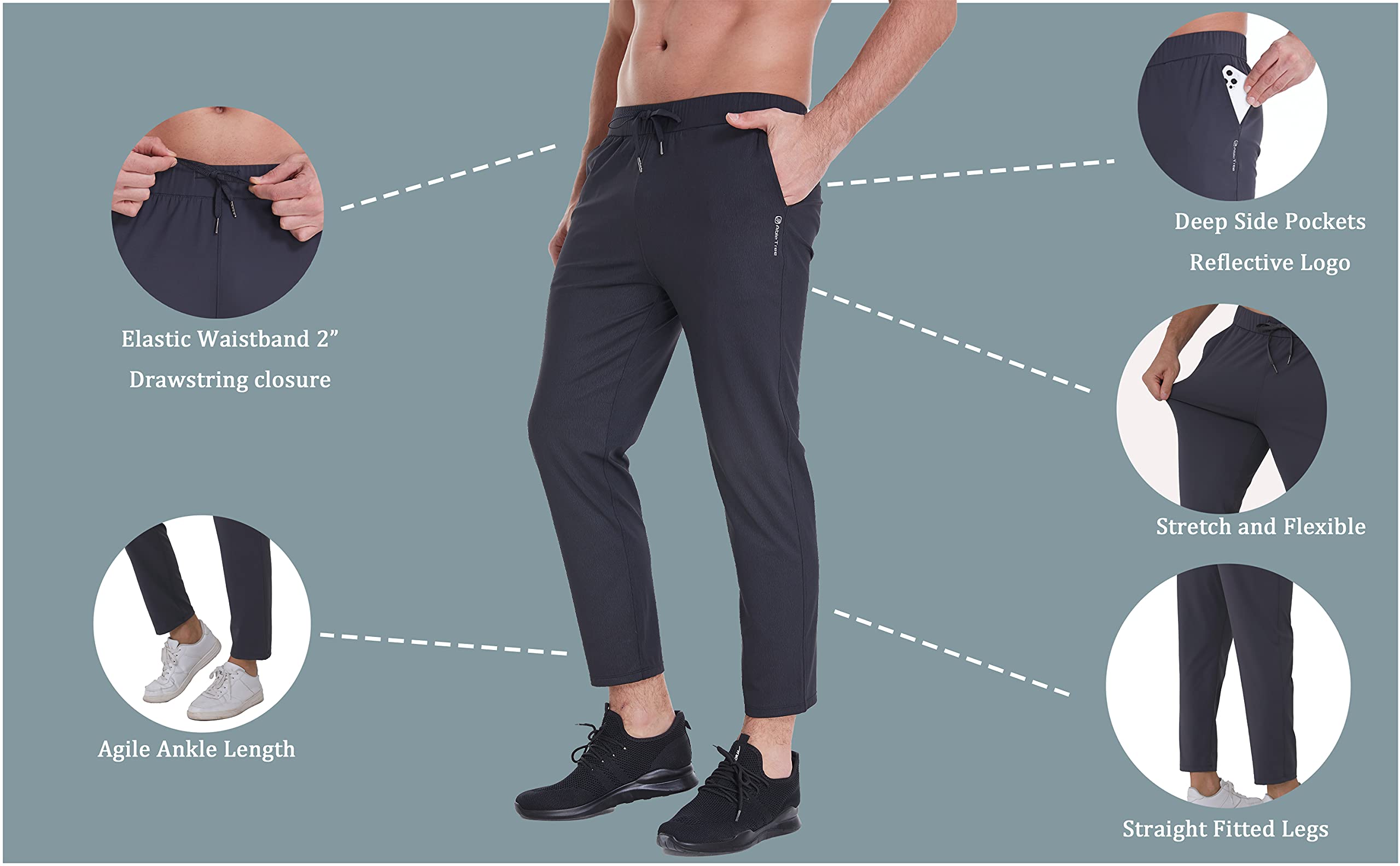 Men's Stretch Travel Pants - 27