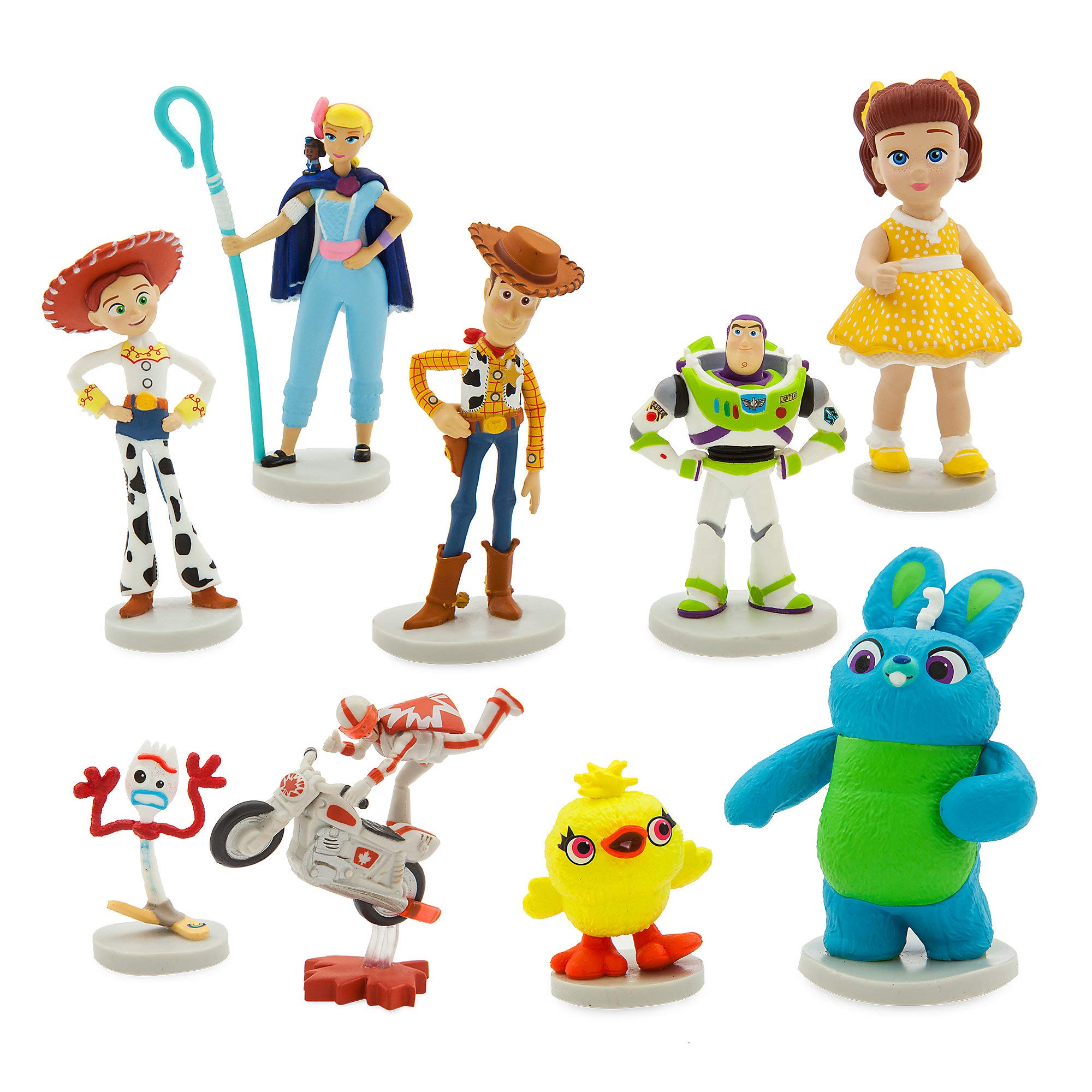 Toy Story 4 Deluxe Action Figure Set - 6-Pack with Woody, Buzz Lightyear & Friends - Collectible Disney Pixar Movie Toys for Kids & Adults - Perfect for Playtime, Display & Gifts