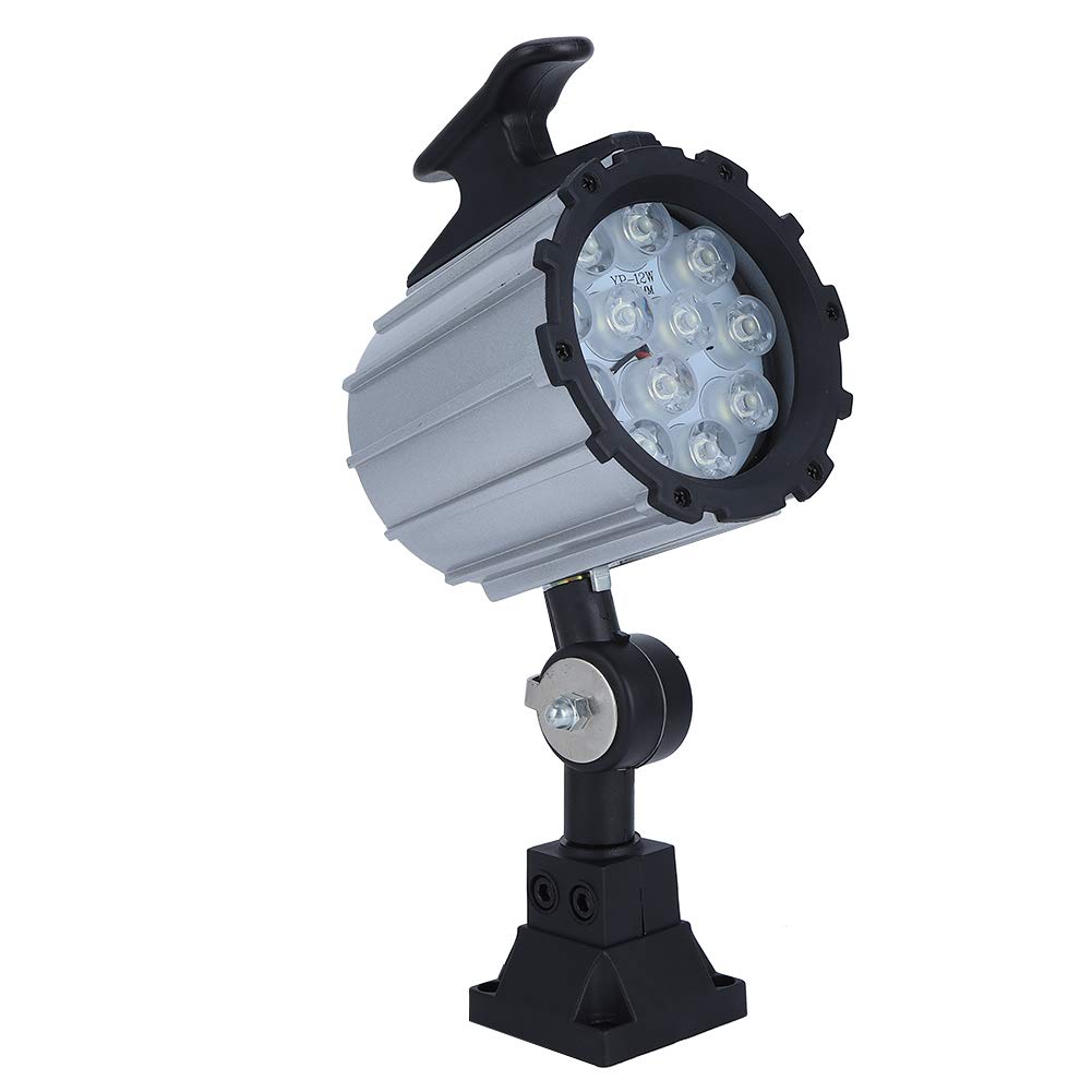 POCREATION 12W 24V LED Machine Light - Adjustable CNC Work Light with 12