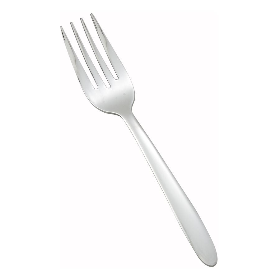Winco Stainless Steel Flute Salad Fork - 12-Piece Set for Elegant Dining, Parties & Picnics | Durable & Stylish Flatware for Restaurants, Catering & Home Use