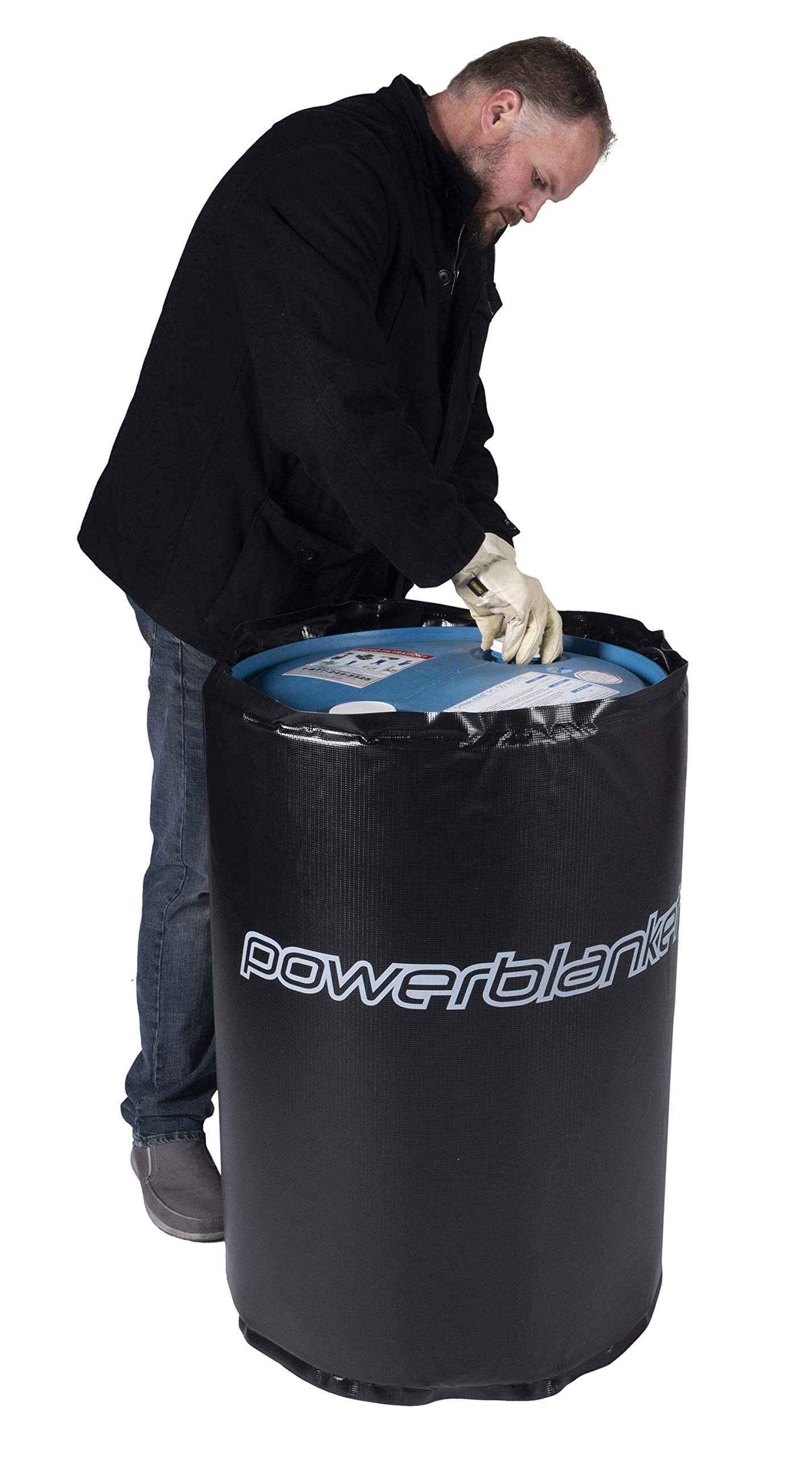Powerblanket BH30-RR 30 Gallon Drum Heater - Industrial Grade Electric Barrel Warmer for Chemicals, Oil & Viscous Liquids - Perfect for Winter Storage, Manufacturing & Outdoor Worksites