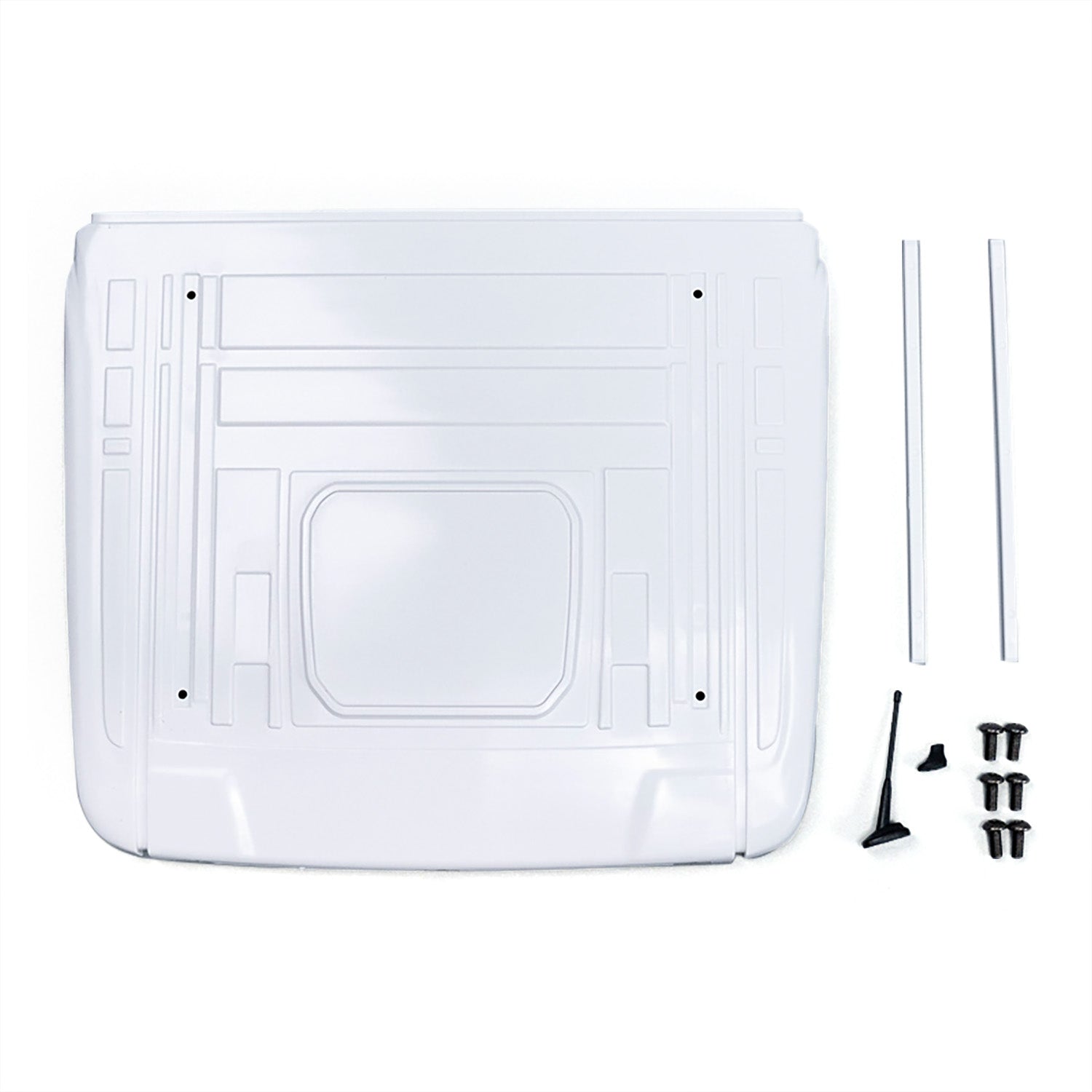 1/14 Tamiya 770S RC Tractor Truck Plastic Low Top Roof Shell - DIY Replacement Part for 56371 & 56368 Models - Perfect for RC Truck Enthusiasts & Scale Model Builders