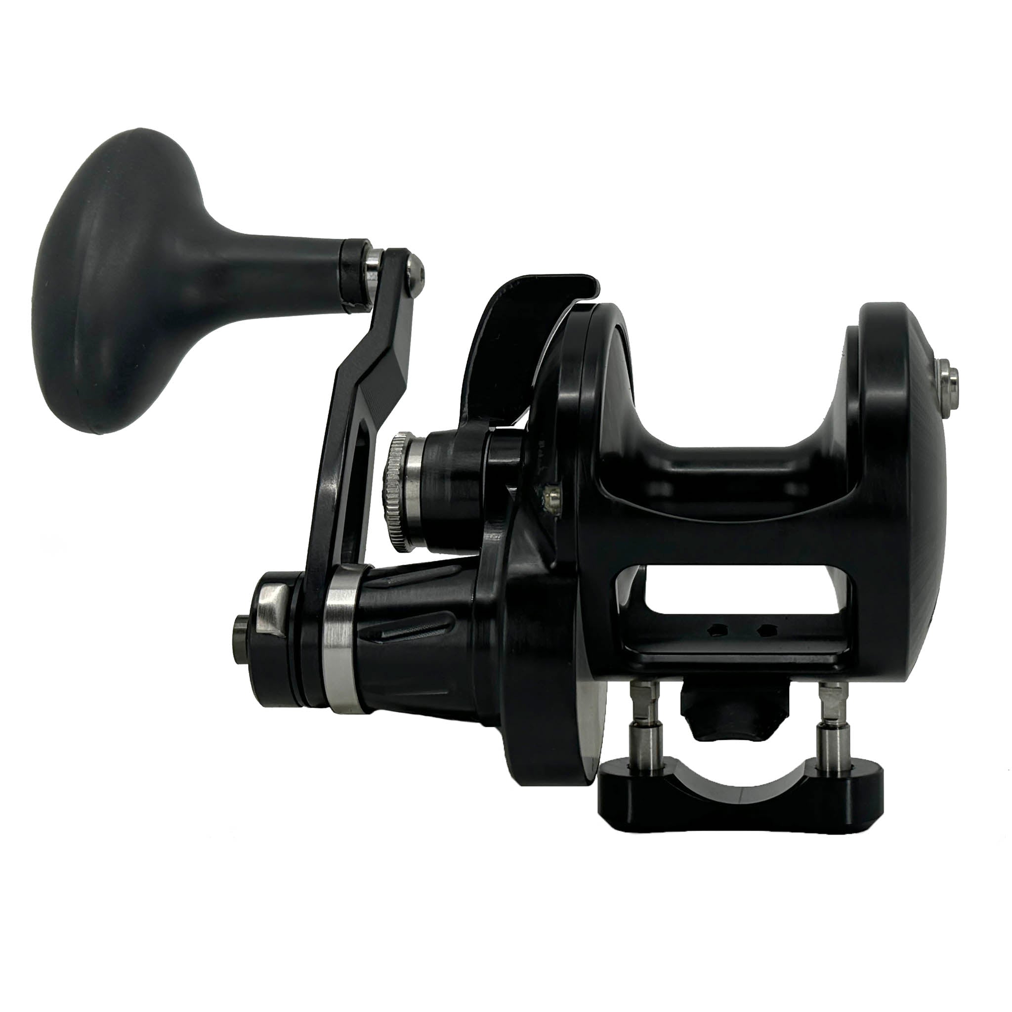 Accurate Valiant Matte Black Lever Drag Fishing Reel - Saltwater & Freshwater Fishing Gear for Offshore, Inshore, and Surf Casting