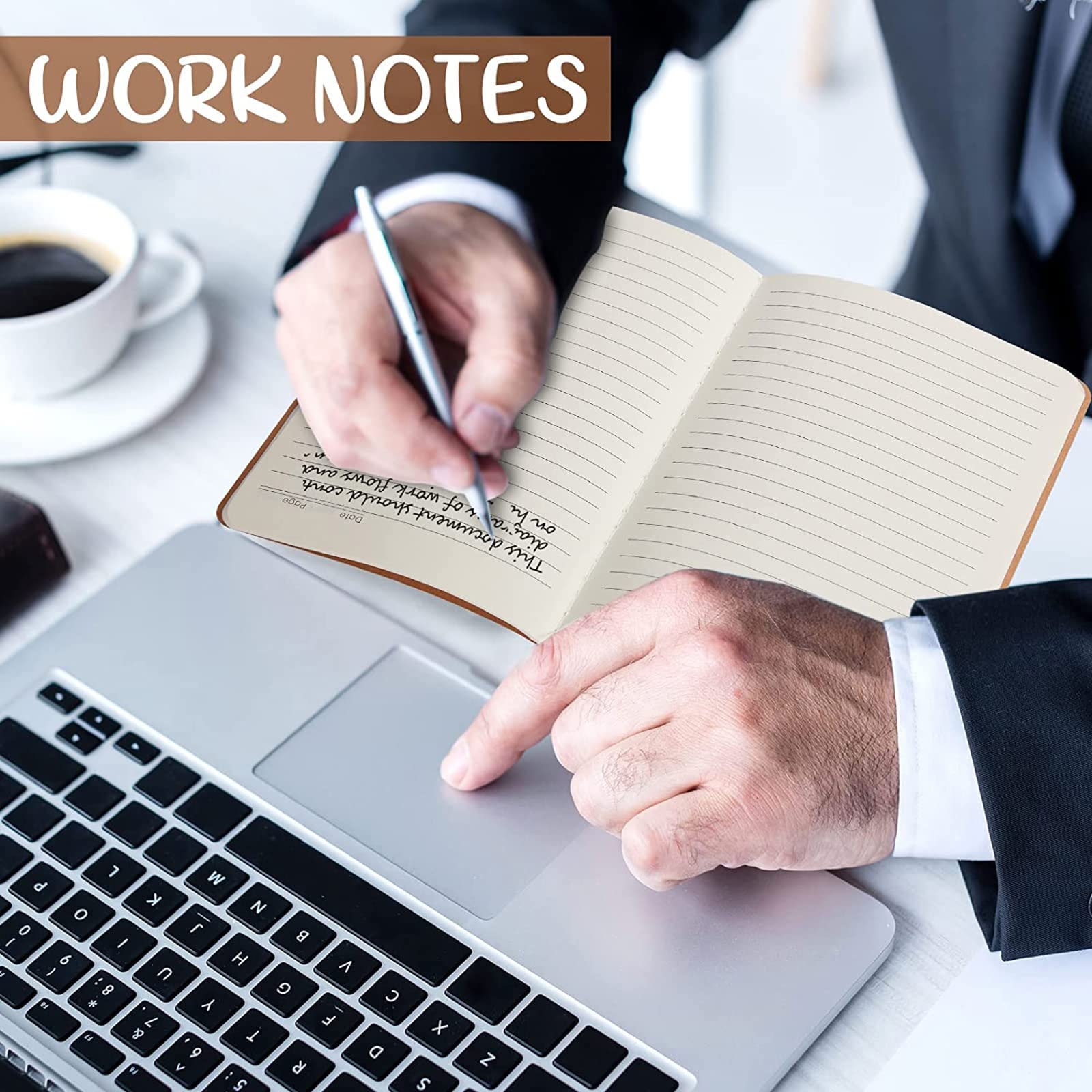 48-Pack A5 Kraft Paper Notebooks - 8.3 x 5.5 Inch Blank Journals for Travelers, Students & Office Use - 68 Pages/34 Sheets Bulk Journals (Mixed Styles) - Perfect for Journaling, Note-Taking, Sketching & Gift Giving
