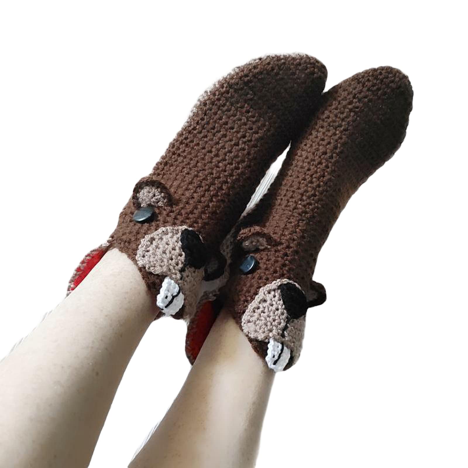 Funny Animal Socks for Women & Men - Shark, Crocodile, Chameleon & Dragon Novelty Holiday Socks - Warm Knit Winter Socks for Christmas Gifts, Cosplay & Casual Wear