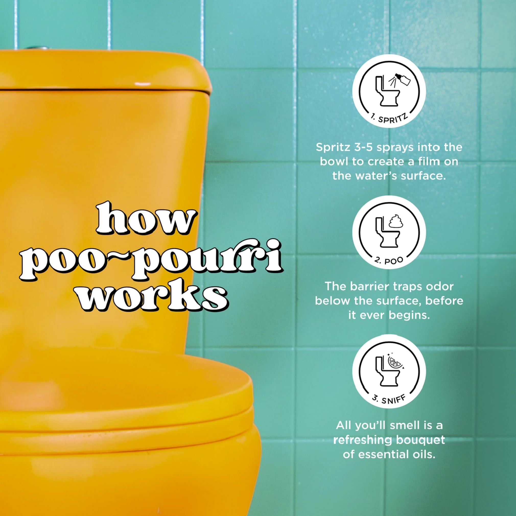 Poo-Pourri Before-You-Go Toilet Spray - 2 Fl Oz Autumn Air Scent with Crisp Apple, Pine & Fresh Air | Bathroom Odor Eliminator for Home & Travel Use