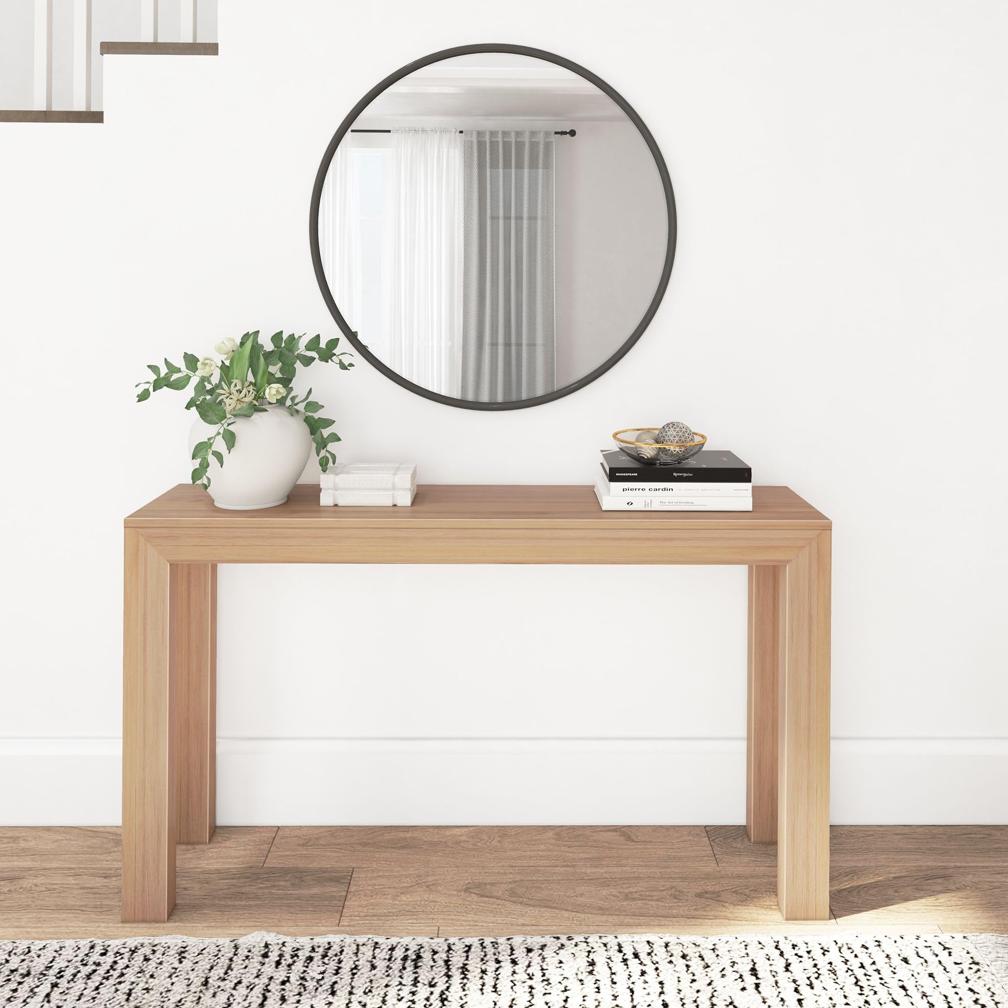 Modern Solid Wood Console Table 56