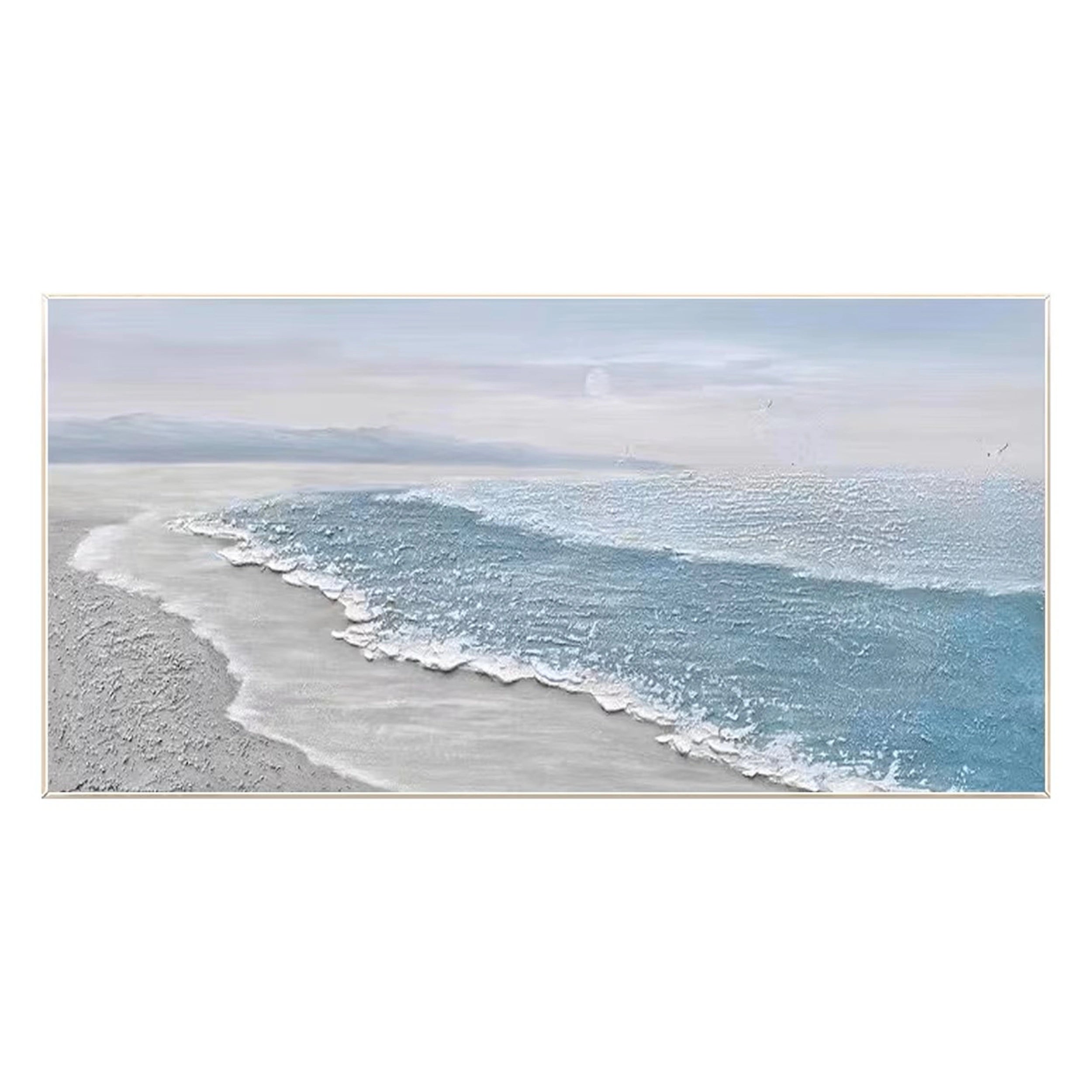 Ocean And Sky Painting #OS 057 - Stunning Seascape Wall Art for Home & Office Decor | Coastal Themed Living Room & Bedroom Wall Decor