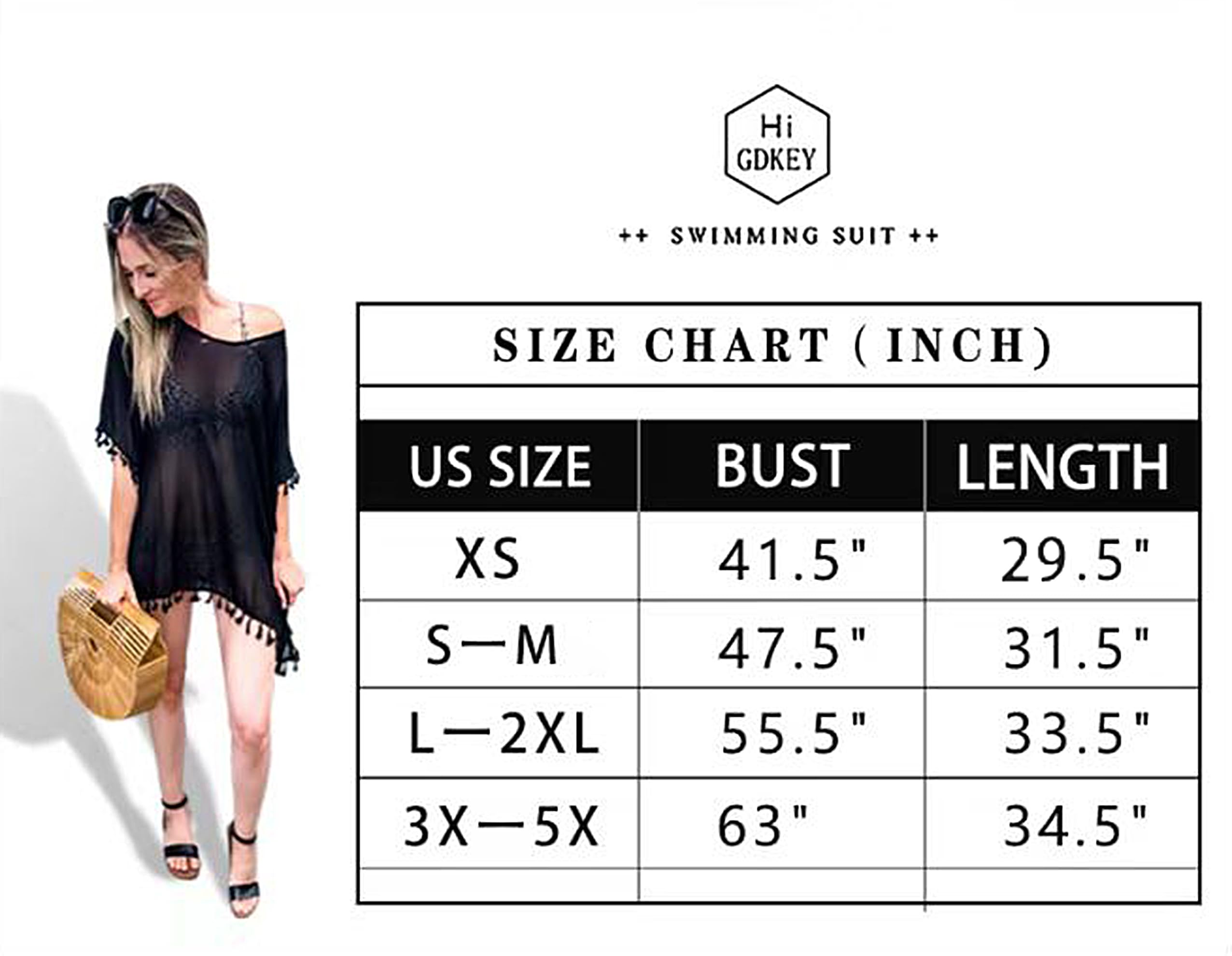 Stylish Women's Chiffon Tassel Swimsuit Cover Up - Sexy Beach Bikini Bathing Suit for Summer Vacation & Pool Party