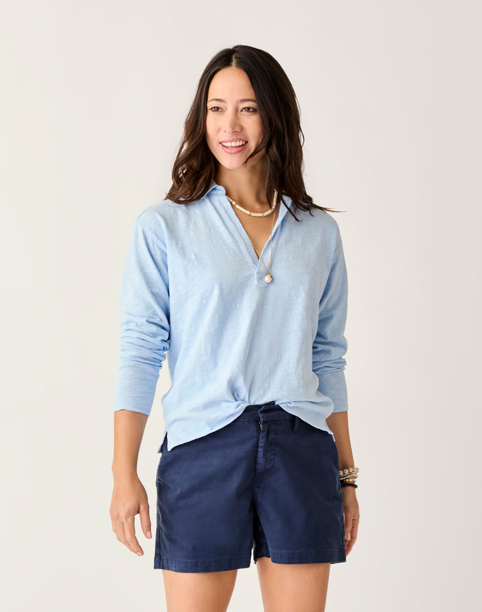 Mara Slub Polo Shirt for Men - Comfortable Casual Short Sleeve Cotton Tee - Perfect for Travel, Office & Weekend Wear