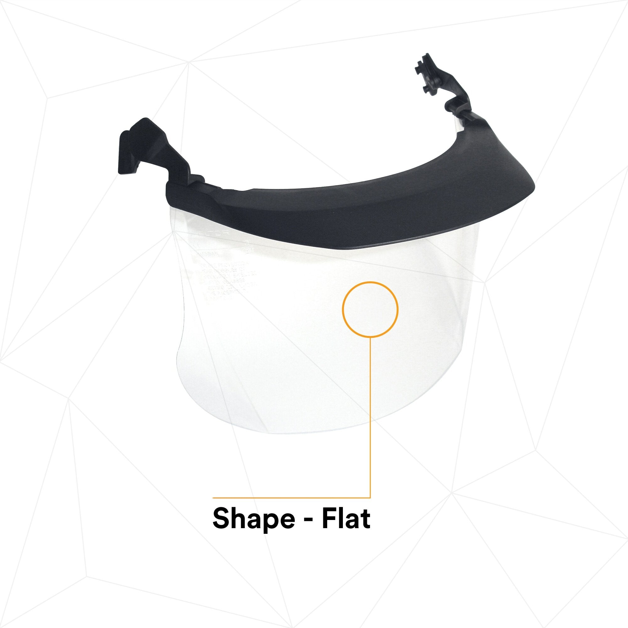 3M Clear Acetate MultiVisor Faceshield System V4D - 10 Pack | Protective Face Shield for Safety, Healthcare & Industrial Use | Comfortable & Durable for Long Wear