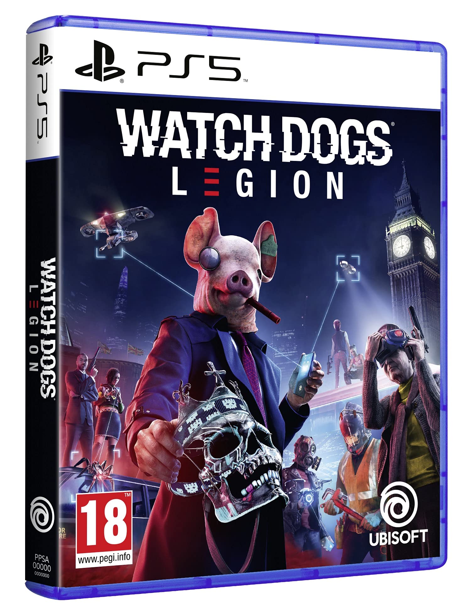 Watch Dogs Legion PS5 Game - Open World Action Adventure for PlayStation 5 | Hack, Fight & Explore Futuristic London | Perfect for Solo & Multiplayer Gaming