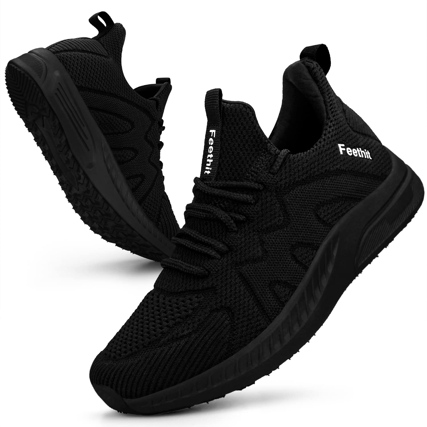 Feethit Women's Lightweight Walking & Running Shoes - Non-Slip Comfortable Tennis Sneakers for Workout, Gym, Travel & Daily Wear