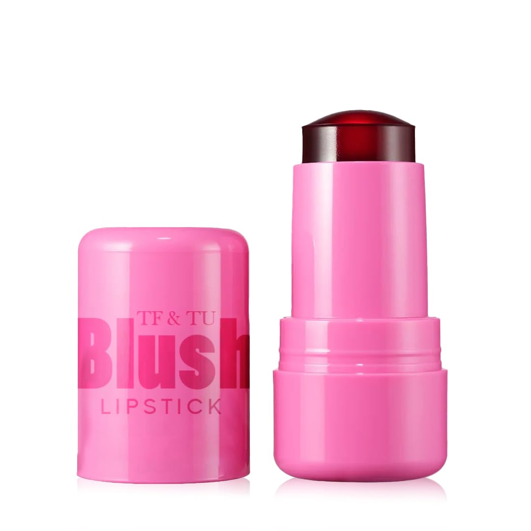 Multibrite Stain Lip Burst Poppy Pink Lip Gloss - Long Lasting Hydrating Lipstick with High Shine Finish - Perfect for Everyday Wear, Date Night & Special Occasions