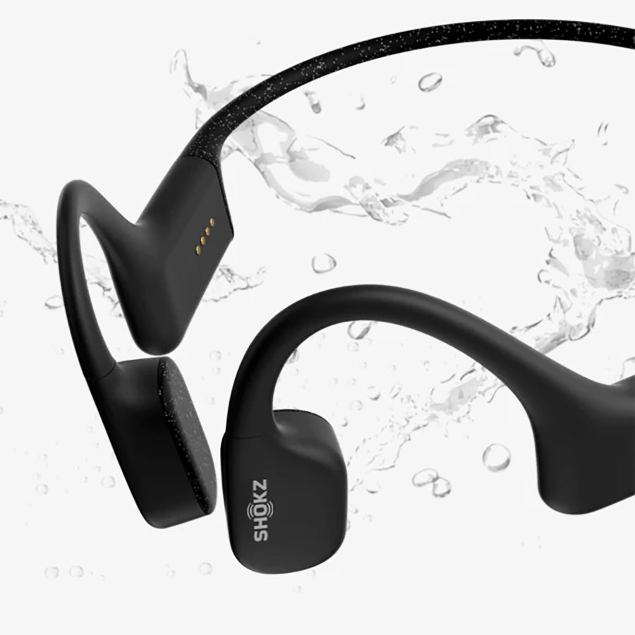 OpenSwim Waterproof Bluetooth Headphones for Swimming - Wireless Sports Earbuds with Secure Fit, Sweatproof & IPX8 Rating - Ideal for Pool, Gym, Running & Outdoor Activities