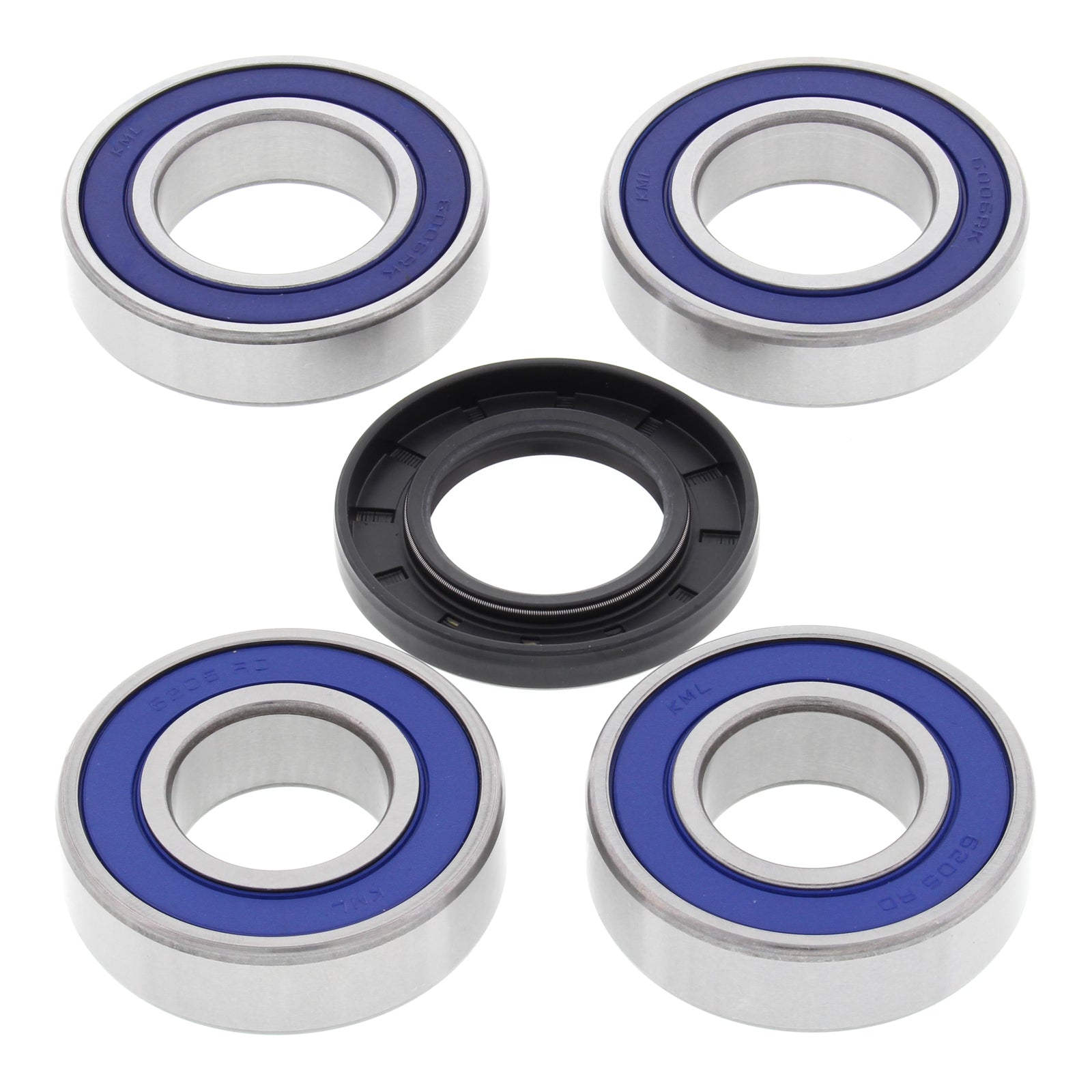 All Balls Racing Wheel Bearing Kit (25-1533) - High Performance Motorcycle Wheel Bearings for Smooth Ride - Perfect for Harley, Honda, Yamaha & More - Ideal for Off-Road, Street & Racing Applications
