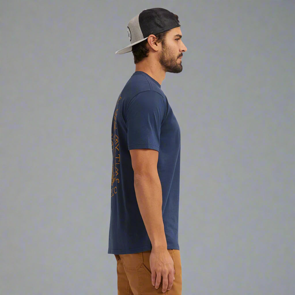 DHCM Men's Pay Time Graphic T-Shirt - Casual Cotton Tee for Everyday Wear, Street Style & Outfits