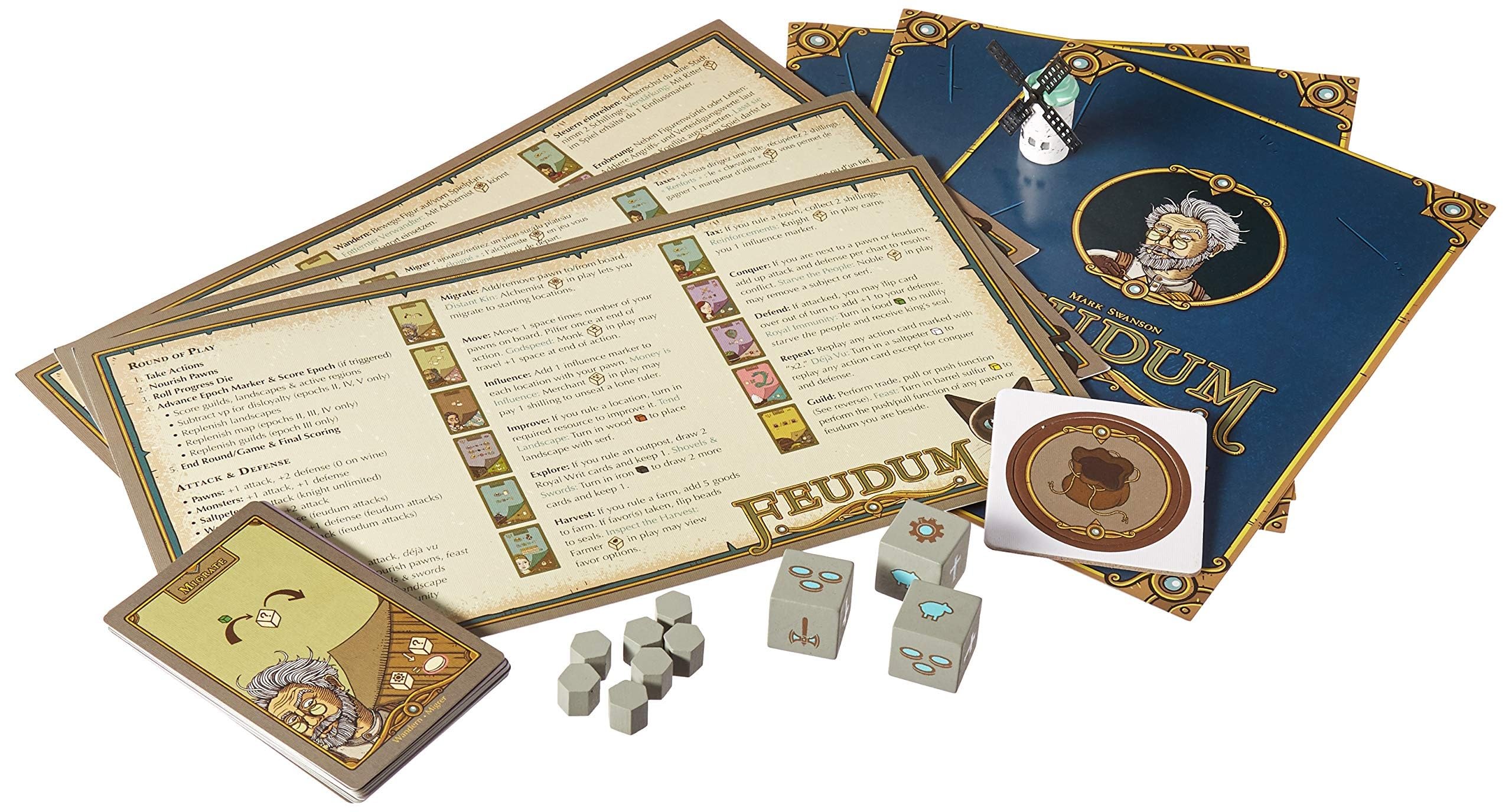 Feudum: Windminds & Catapults Strategy Board Game - Medieval Empire Building for Adults & Teens | Perfect for Game Nights & Family Gatherings
