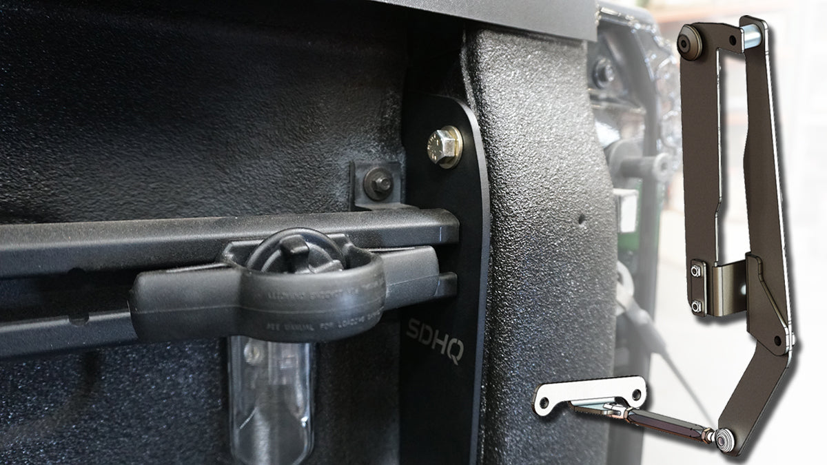 SDHQ Built Hidden Bedside Support System for 2019-2024 Ram 1500 TRX | Heavy-Duty Off-Road Truck Bed Reinforcement | Perfect for Overlanding & Towing