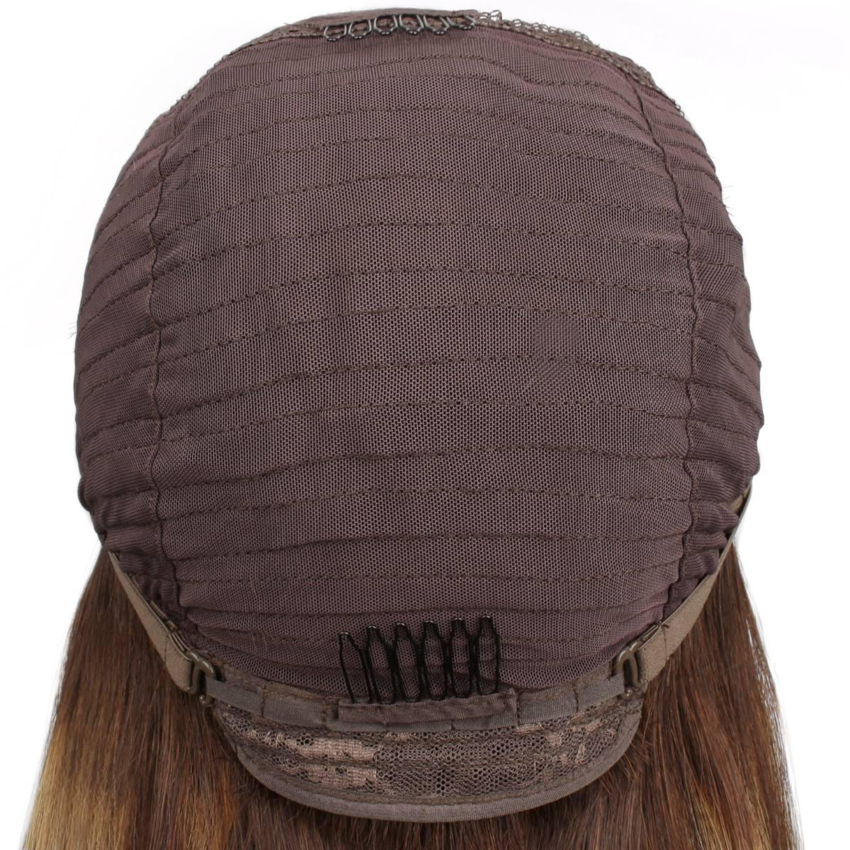 5x5 HD Lace Closure Wig - Dark Highlight Straight Hair - Natural Look for Daily Wear & Styling
