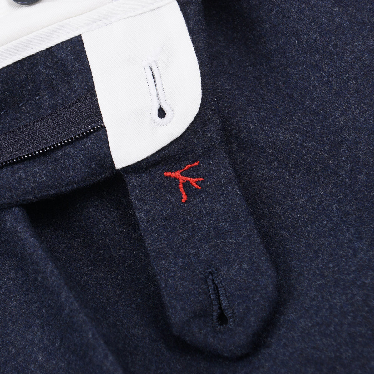 Isaia 'Sanita' Soft Wool Cashmere Pants for Men - Premium Comfort Dress Pants for Business, Office & Formal Occasions
