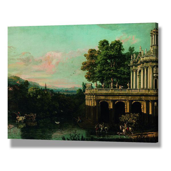 Architectural Caprice with a Palace