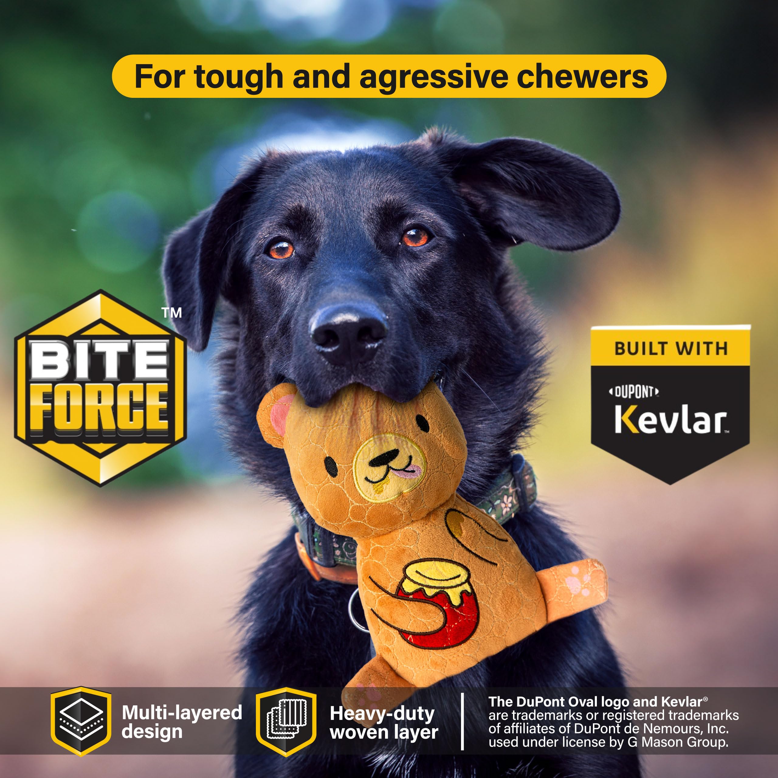 Durable Dog Chew Toys for Aggressive Chewers - Natural Rubber Puppy Teething Toys for Small & Large Dogs - Best for Indoor & Outdoor Playtime