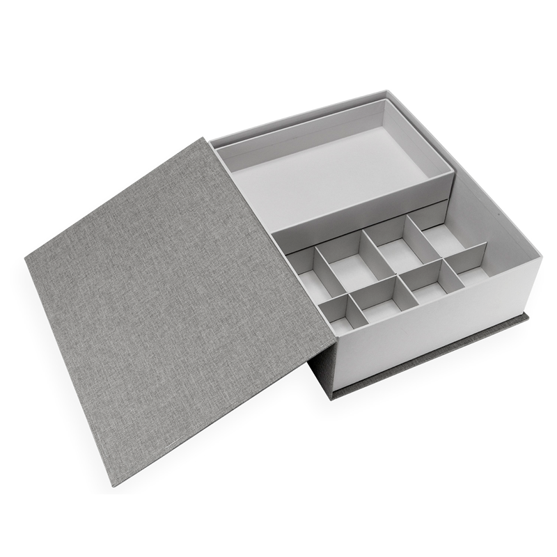 Bookbinders Design A4 Storage Box - Light Grey Collectors Organizer for Documents, Photos & Memorabilia | Perfect for Home, Office & School Organization