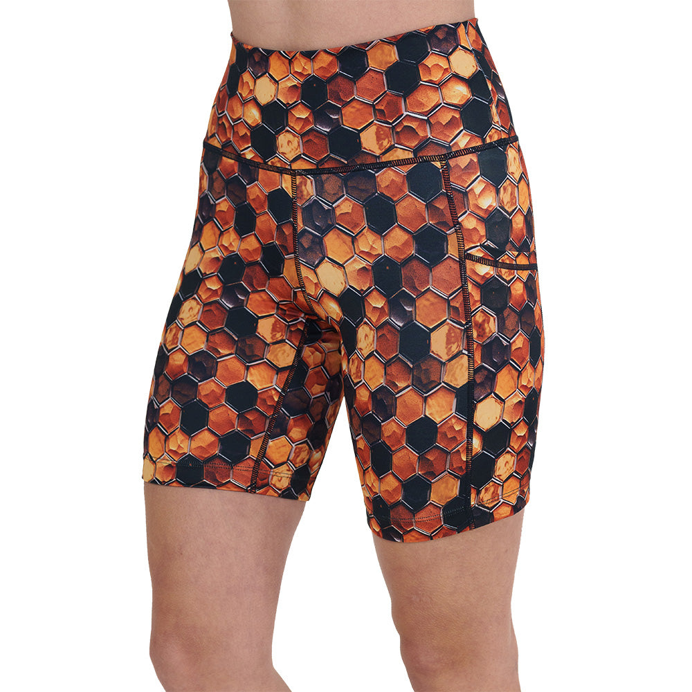 Breathable Honeycomb Pattern Quick-Dry Athletic Shorts for Men & Women - Perfect for Running, Gym & Outdoor Workouts