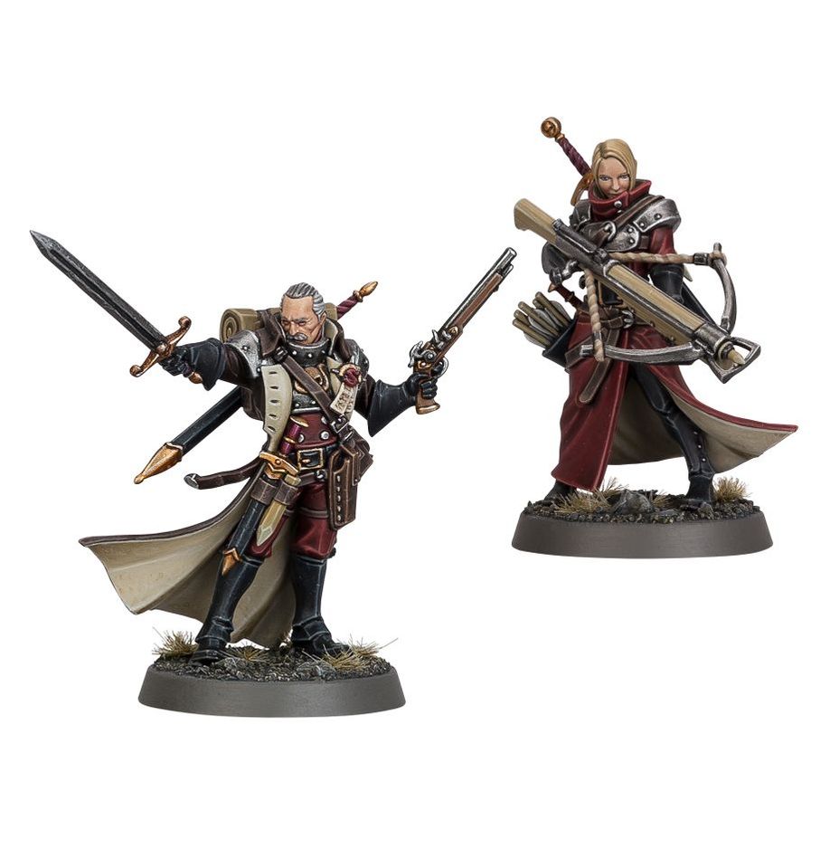 Warhammer Age of Sigmar Cities of Sigmar: Galen & Doralia ven Denst Miniature Set - Wargaming Fantasy Battle Figures for Tabletop RPG & Collectors - Perfect for Warhammer AoS Battles and Display