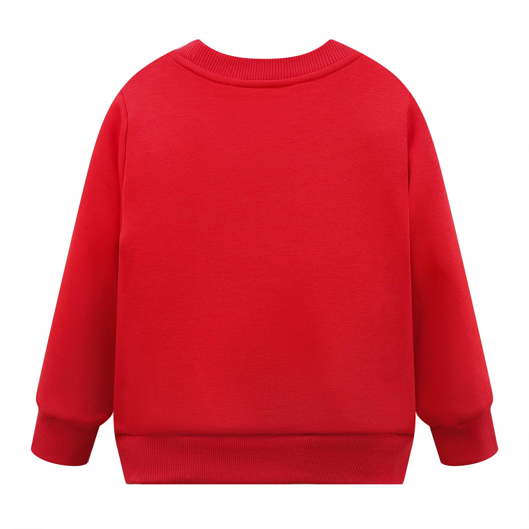 Boys & Girls Christmas Santa Claus Sweatshirt - Long Sleeve Holiday Winter Sweater for Toddlers 2-7T | Perfect for Xmas Parties & Family Photos