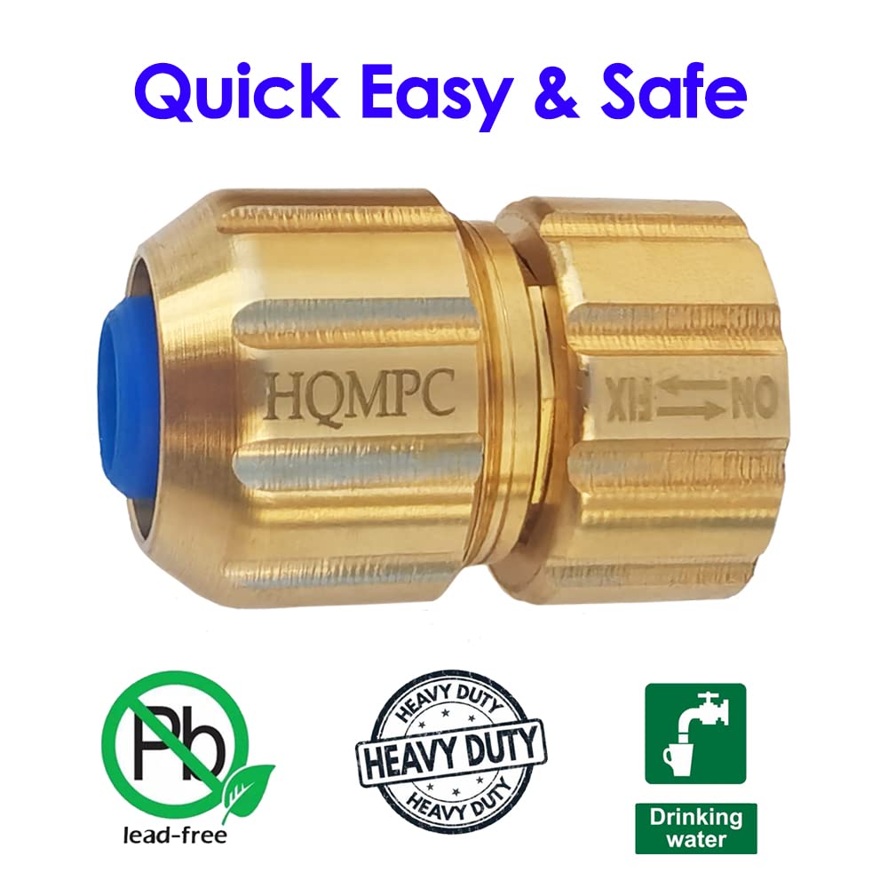 Lead-Free Brass Garden Hose Quick Connect - 3/4