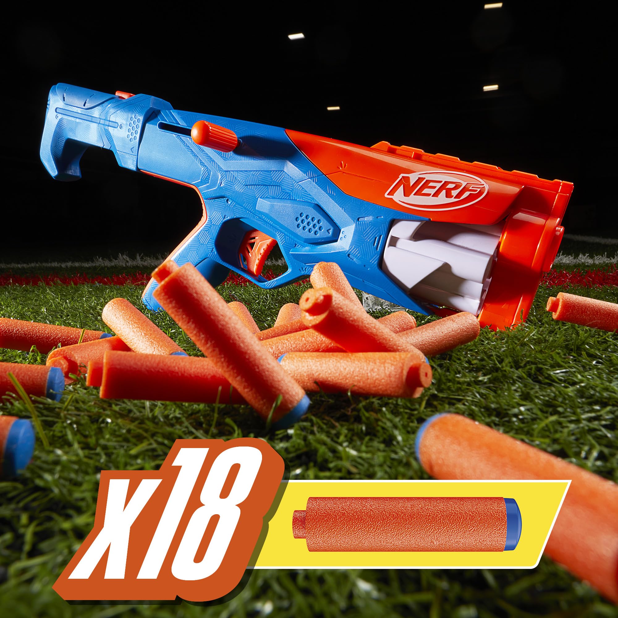 NERF N Series Gear Up Pack - 3X Blasters with 18 N1 Darts | Compatible with N Series Blasters Only | Perfect Gift for Kids Ages 8+ | Outdoor & Backyard Games | Birthday Party & Team Play Fun