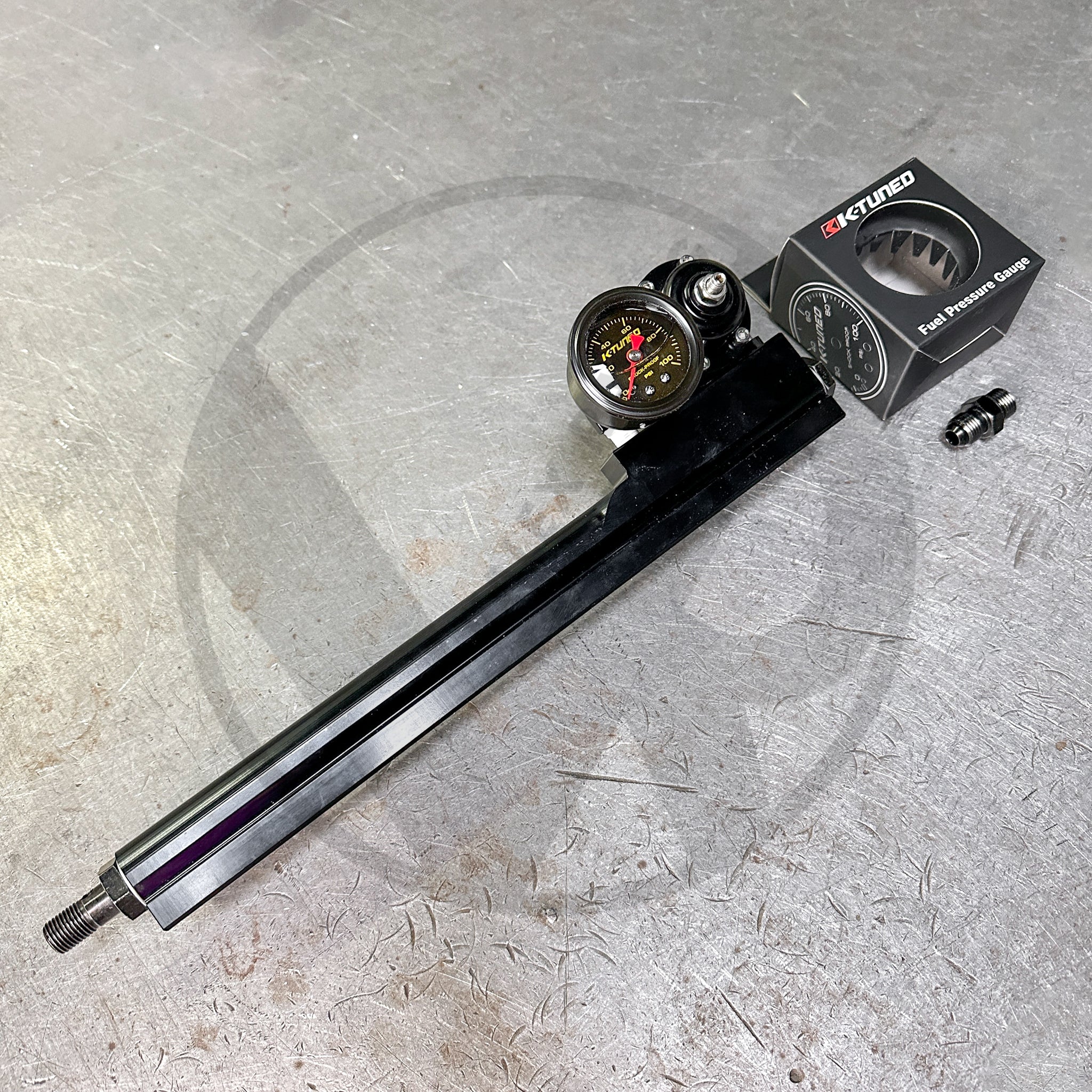 AEM Style Fuel System with K Tuned Fuel Pressure Gauge for Honda D16Z6 D15 3 Bolt Style - High Performance Fuel Upgrade for Racing & Street Tuning