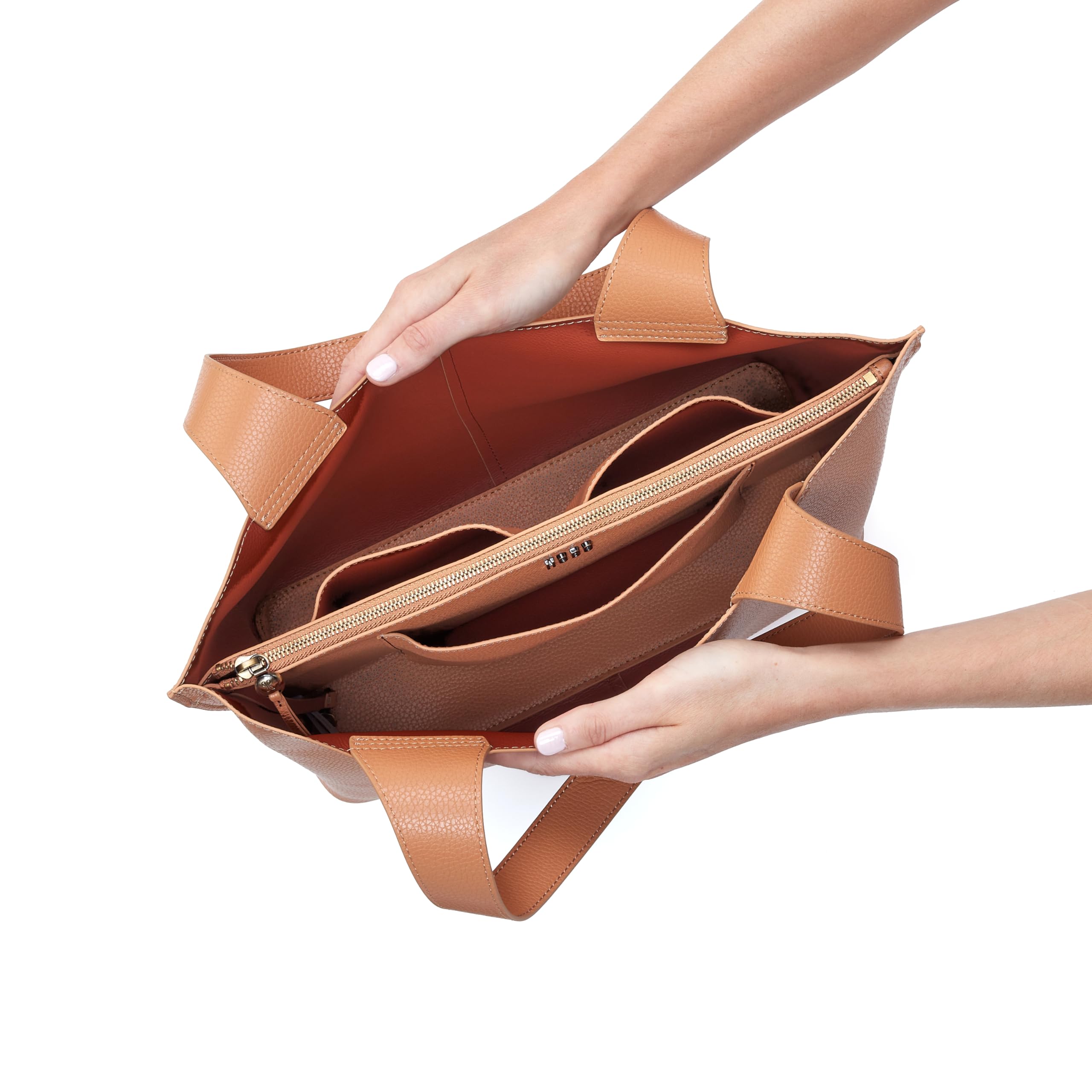 HOBO Vida Genuine Leather Tote Bag for Women - Stylish & Spacious Handbag for Work, Travel & Everyday Use