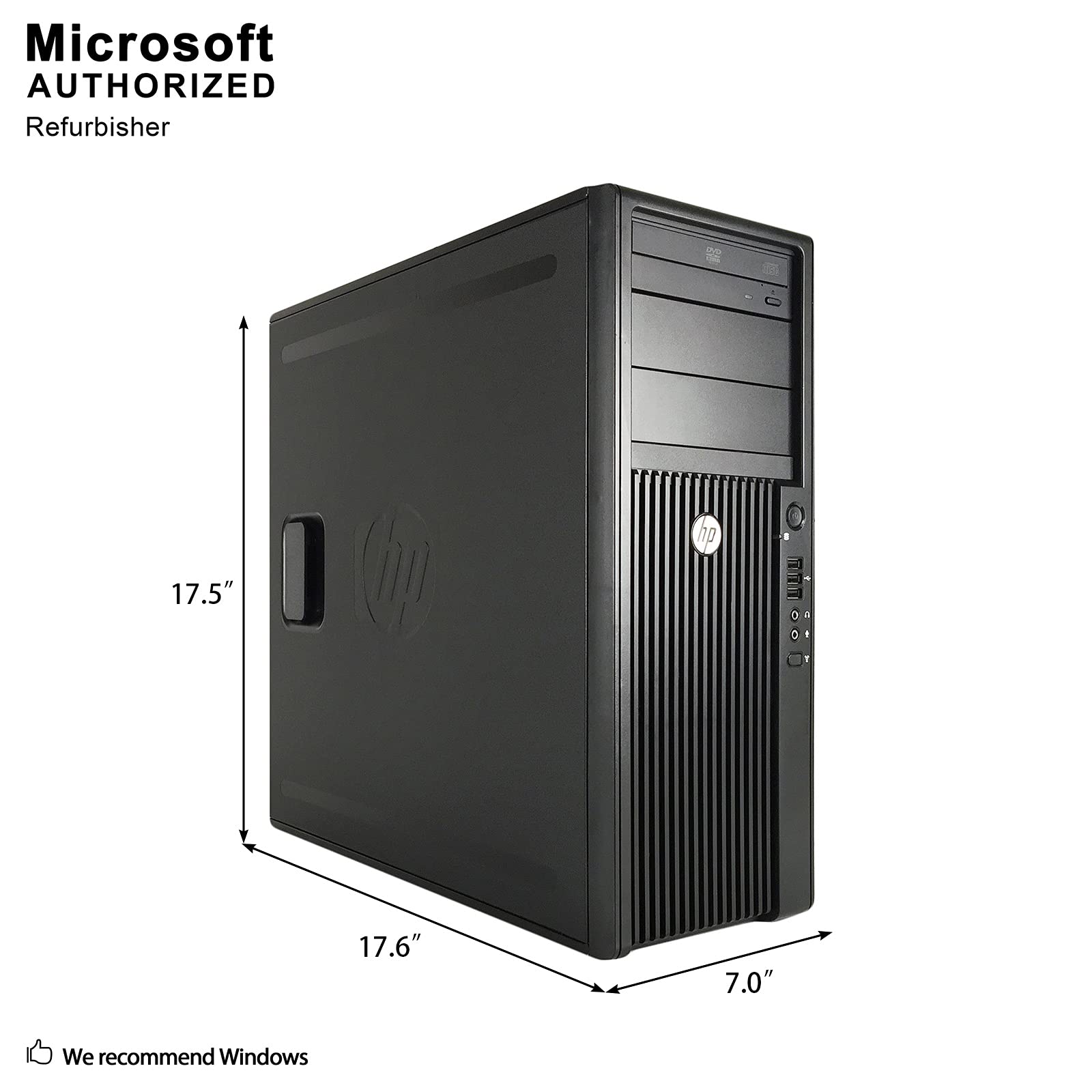 HP Z420 Workstation Computer - Intel Xeon Quad Core Processor up to 3.8GHz, 16GB DDR3 RAM, 240GB SSD + 1TB HDD, Windows 10 Pro, NVIDIA Quadro 2000 1GB GPU, USB 3.0, WiFi (Certified Renewed) - Perfect for CAD, Video Editing & 3D Rendering