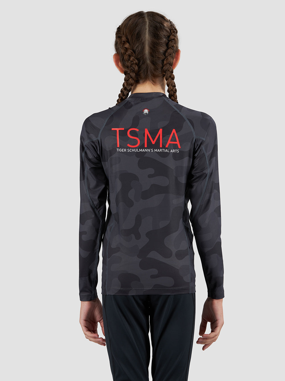 Rebel Kids Camo Rashguard - UPF 50+ Sun Protection Swim Shirt for Boys & Girls - Perfect for Swimming, Surfing, and Beach Activities