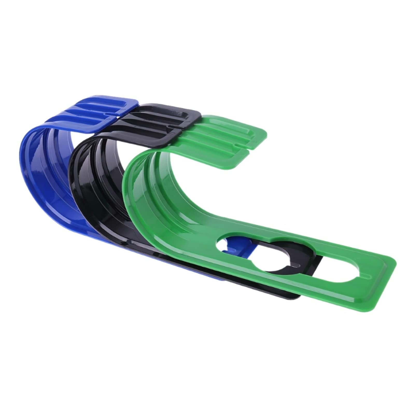 Portable Garden Hose Holder - 1pc Plastic Water Hose Hanger Hook Rack for Yard & Outdoor Storage (Black) - Perfect for Organizing Garden Tools, Watering Cans & Outdoor Equipment